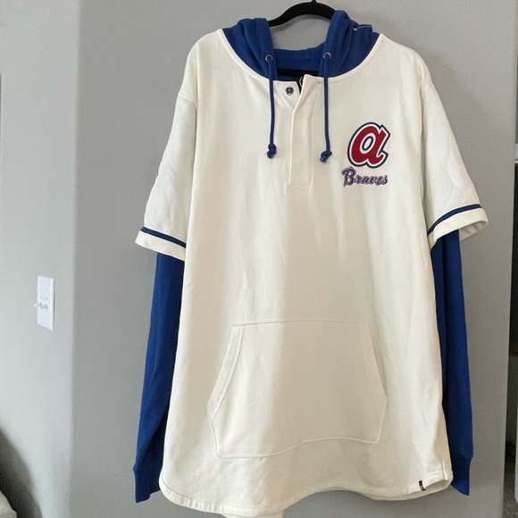 Other - ✨✨🔥Atlanta Braves 47 Sweatshirt/hoodie. Worn lightly, no rips or stains.🔥✨✨